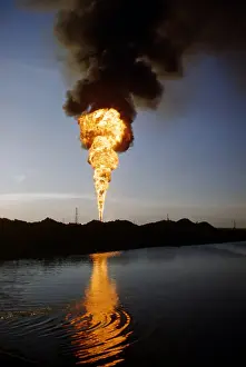 Lac0108 Prints: Oil-Well Fire
