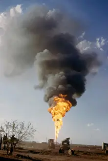 Lac0108 Prints: Oil-Well Fire
