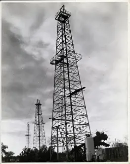 Derrick Prints: Oil Wells In Oklahoma