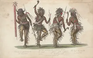 Timeline Native Prints: Ojibwa War Dance