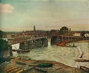 Riverbank Prints: Old Battersea Bridge, 1874 (1933)