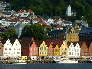 Harbor Gallery: The old centre of Bergen (Bryggen), Norway