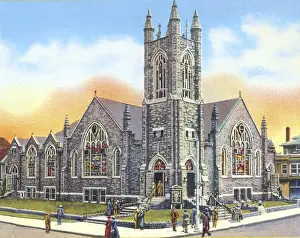 Stained Glass Prints: Old City Church