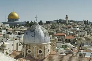 Section Gallery: Old City of Jerusalem with Dome of the Rock, Israel, Middle East