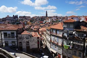 Balcony Gallery: Old city of Porto in the sun, Porto, Portugal