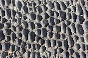 Images Dated 6th July 2012: Old cobblestoned road in the historic town centre of Funchal, Santa Luzia, Funchal, Madeira