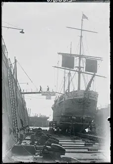 Disrepair Prints: Old Convict Ship in Drydock