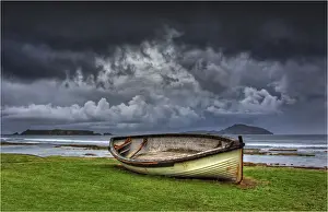 South Pacific Prints: Old and derelict Lighter boats