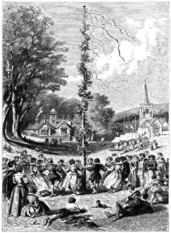 Old English May Day frolics