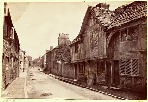 Town Scene Prints: Old English Street