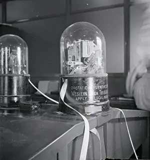Old Fashioned Ticker Tape Machine