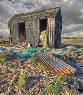 Images Dated 11th October 2010: Old fishermans hut
