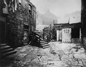 Slum Prints: Old Glasgow Close