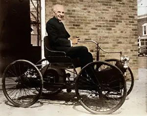 Dearborn Prints: Old Henry Ford in First Ford Car