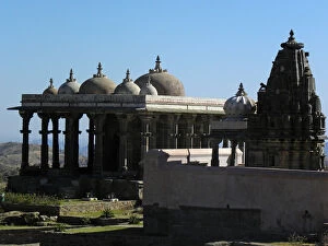 Images Dated 28th February 2010: Old Indian temples in Kumbalgarh