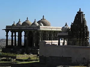 Images Dated 28th February 2010: Old Indian temples in Kumbalgarh