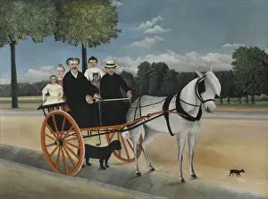 Sleigh Prints: Old Junier's Cart. Artist: Rousseau, Henri Julien Félix (1844-1910)