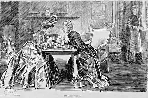 Two Old Ladies Gossiping