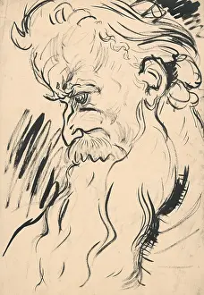 Art Gallery Prints: Old Mans Head With A Beard