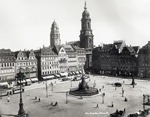 Dresden Prints: Old Market Square