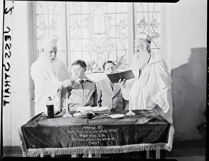 Passover Prints: Old Men Teaching Boys About Passover
