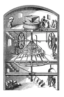 Corn Prints: Old Roman mill