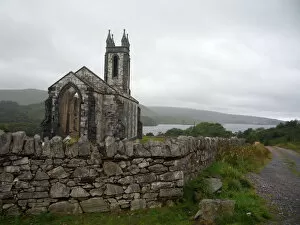 Images Dated 26th August 2009: Old ruined church of Dunlewey