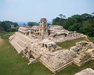 News Event Prints: Old ruins in National Park of Palenque, Mexico