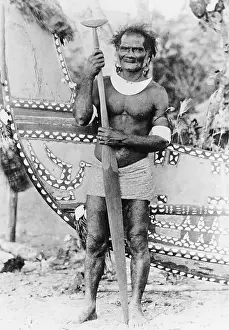 Old San Christoval Chief Posing