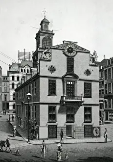 Transfer Print Prints: Old State House in Boston