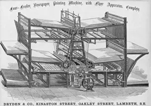 Cylinder Prints: Old Style Printing Press