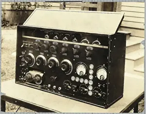 Broadcast Tower Prints: Old Style Radio Transmitter