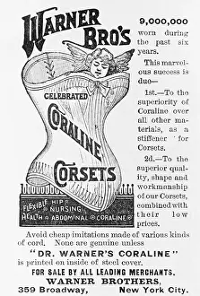 Corset Prints: Old Time Corset Advertisement