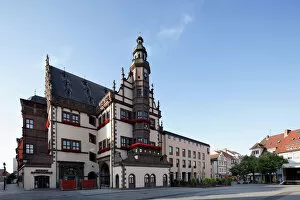 German Gallery: Old town hall, Schweinfurt, Franconia, Bavaria, Germany, Europe