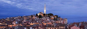 Images Dated 10th October 2012: The old town and St Euphemia Church, Rovinj