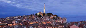 Panorama Collection: The old town and St Euphemia Church, Rovinj