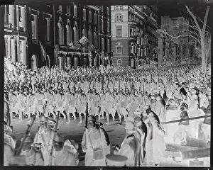 Old War Veterans Participating in Parade