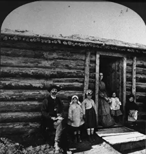 Facial Prints: Old West Homestead Portrait
