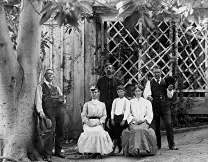 Facial Prints: Old West Homestead Portrait