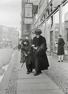 Two Old Women on Street in Berlin