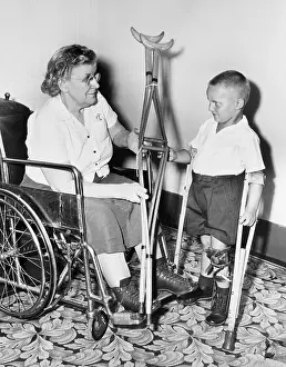 Poliomyelitis Prints: Old and Young Polio Victims