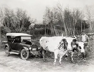 Broken Prints: Oldsmobile Broken Down on a Country Road