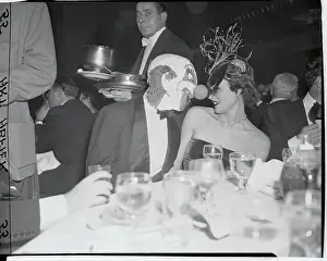 Oleg Cassini in Costume with His Wife