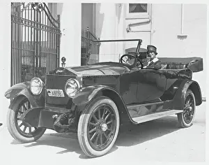 Olive Thomas Posing in Car