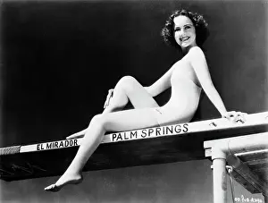 Diving Prints: Olivia De Haviland Sitting