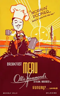 Breakfast Prints: Ollie Hammond's Steak Houses
