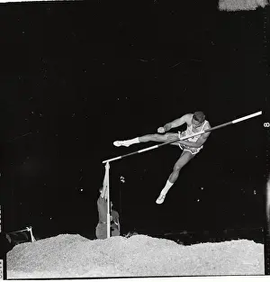 Bakersfield Prints: Olympian John Thomas Clearing the High Bar