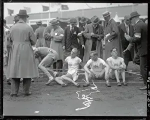 Antwerp Prints: Olympian Racers After Finishing The Line