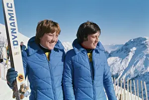 Olympian Rosi Mittermaier with Her Sister