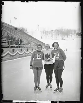 Olympian Women Skaters Posing Together